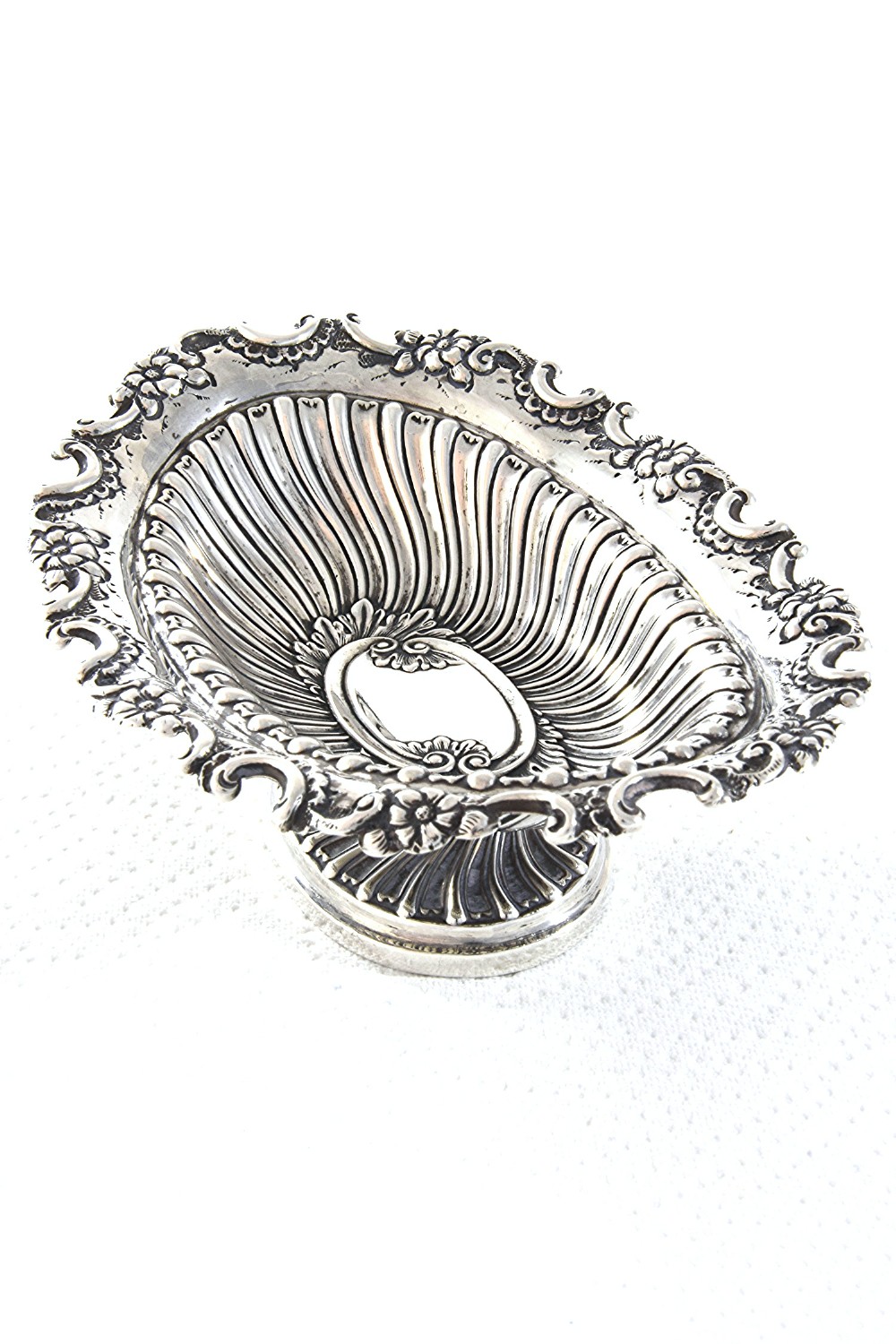 Victorian Silver Pedestal Dish 1893