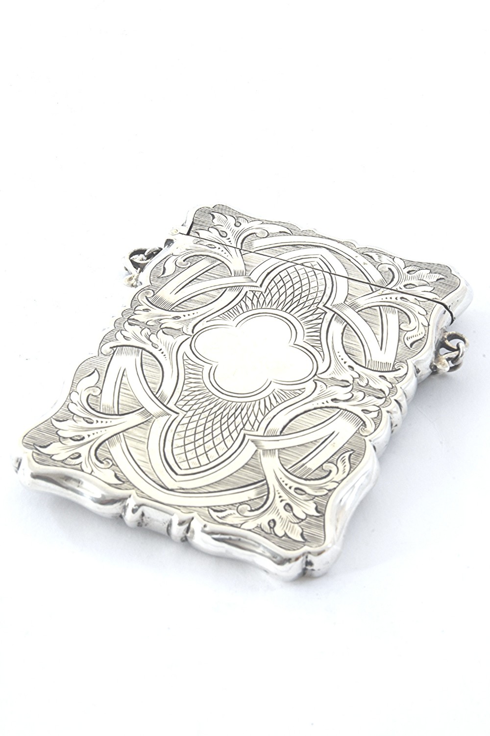 Victorian Silver Card Case 1857