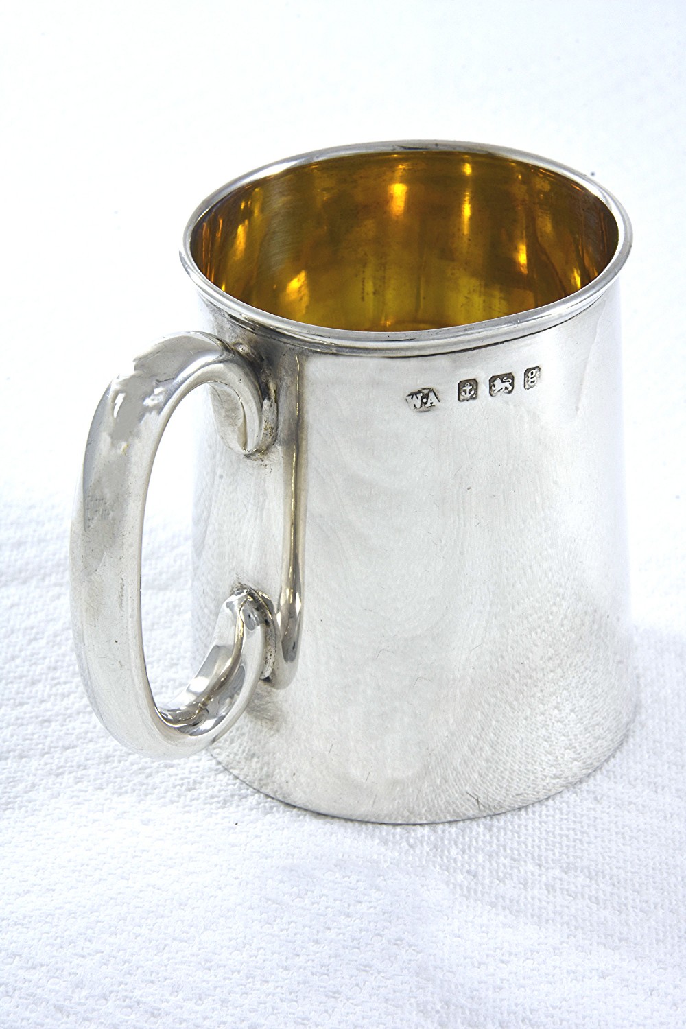 Edwardian Silver Christening Tankard 1906