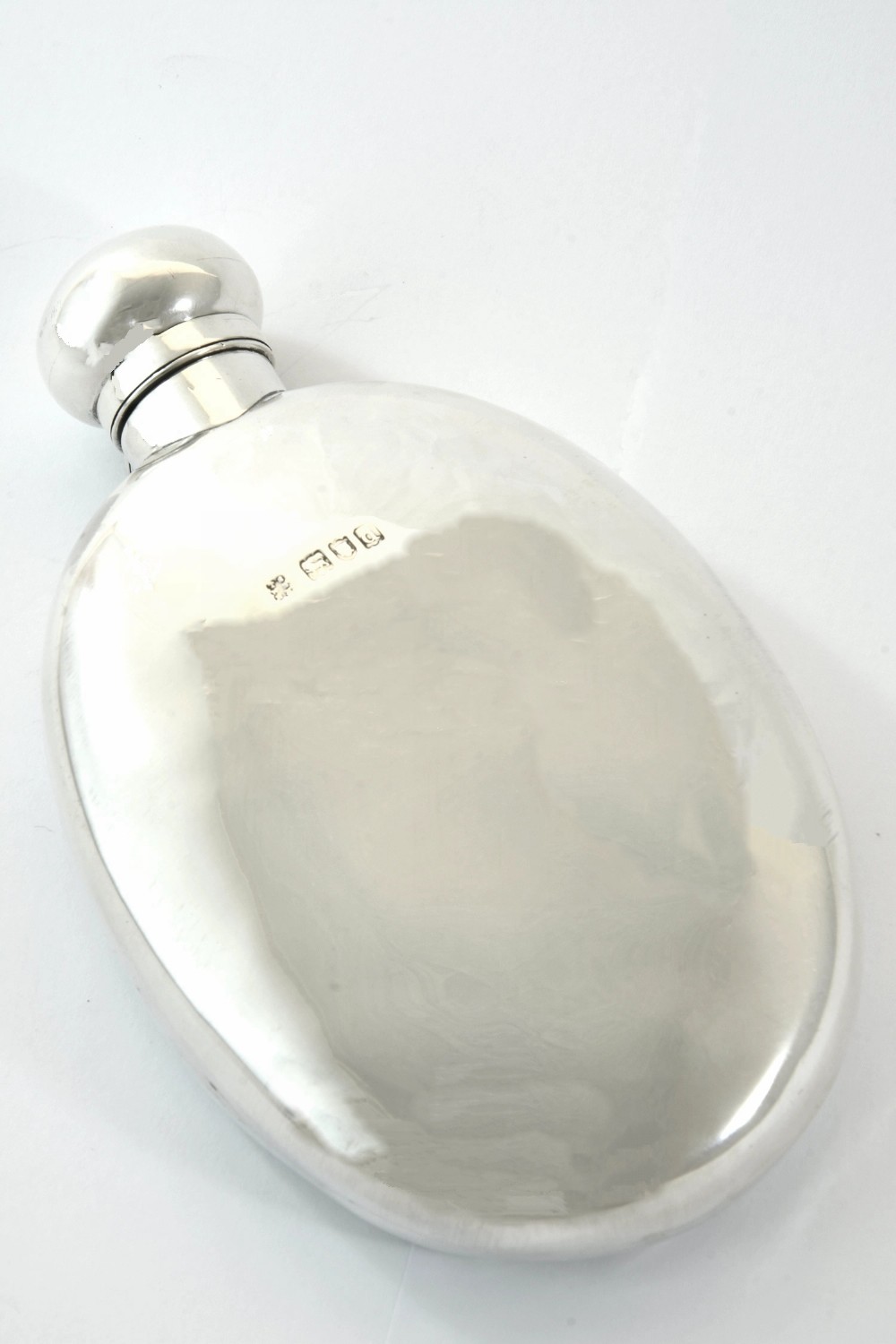 Victorian Silver Hip Flask 1899