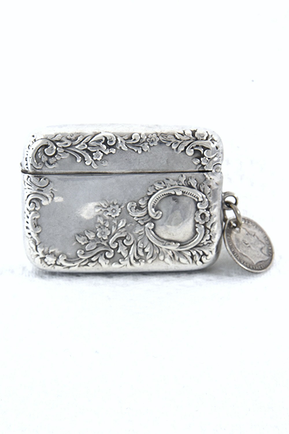 Victorian Silver Vesta Case 1899