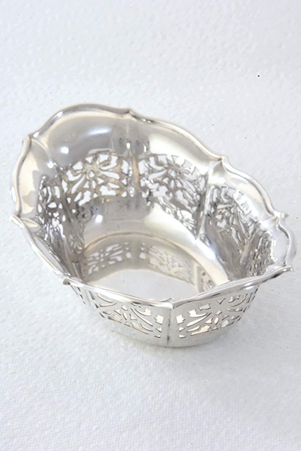 George V Pierced Silver Dish 1926