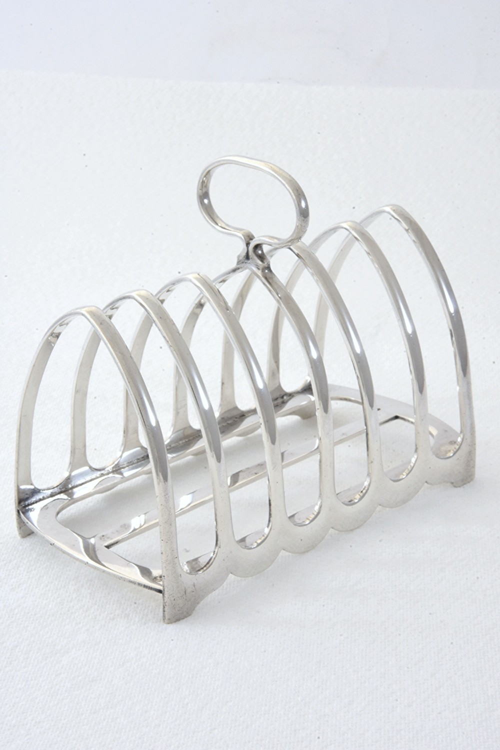 George V Silver Toast Rack (6 Slice) - 1918