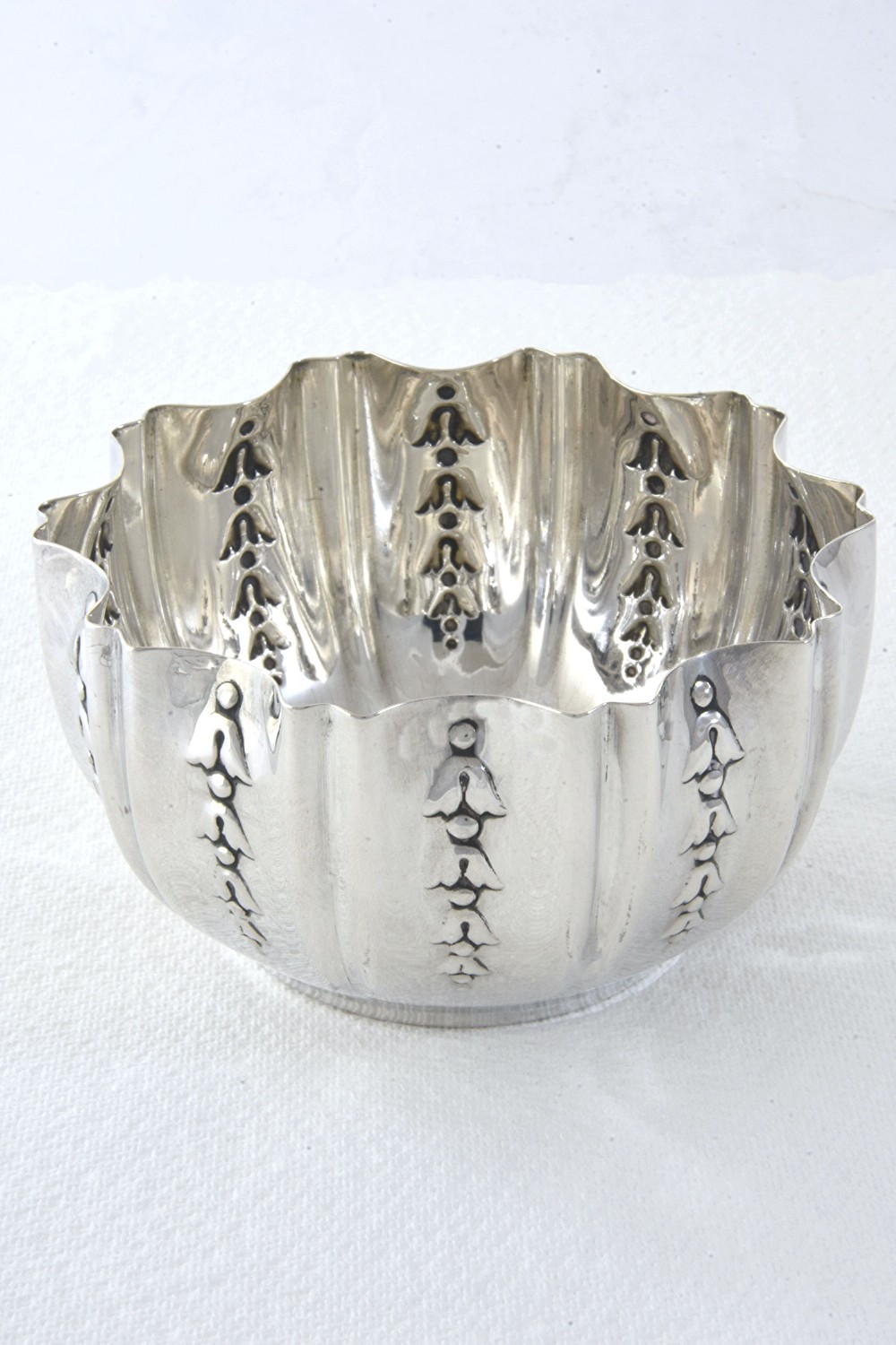 Edwardian Silver Sugar Bowl 1904