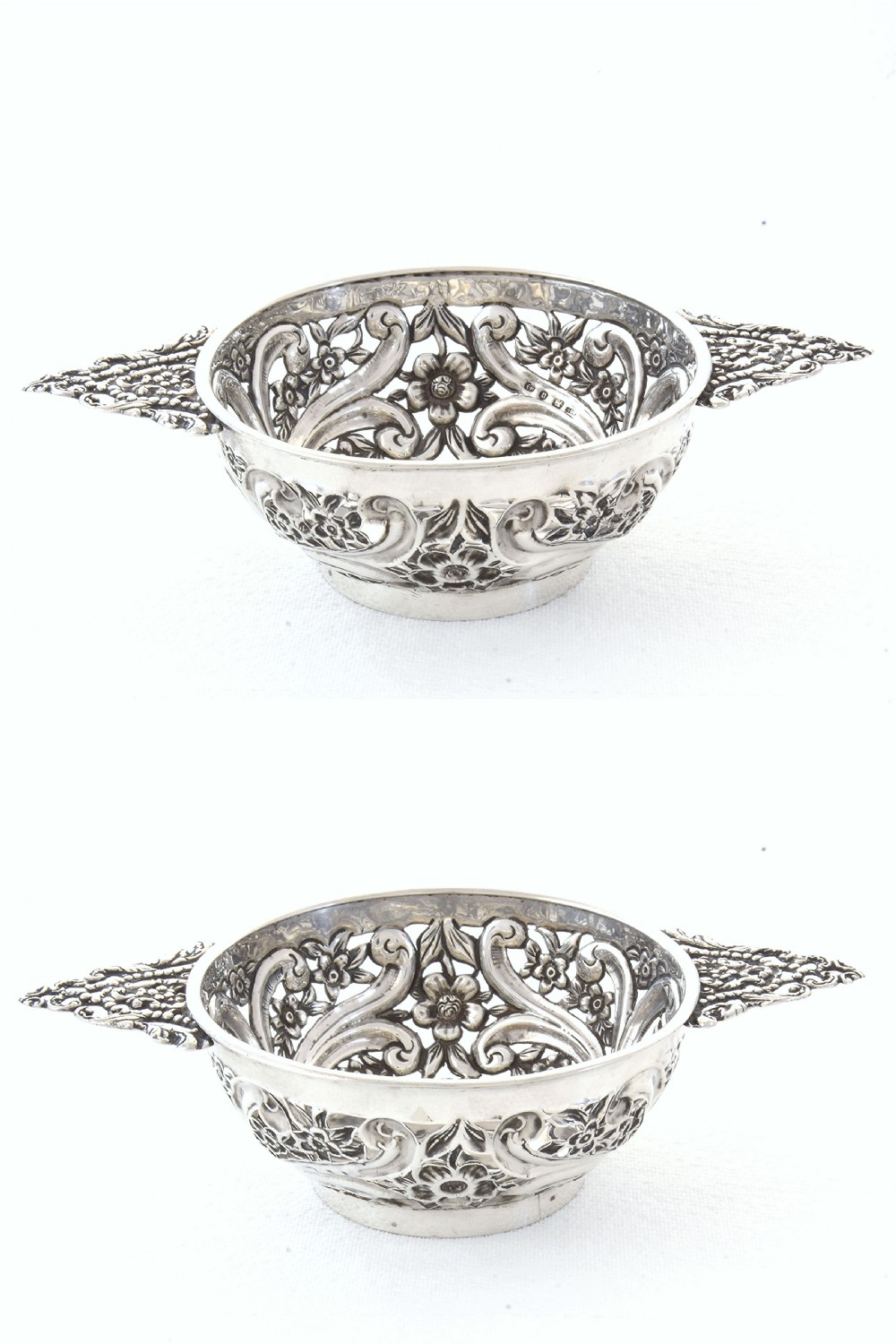Victorian Silver Quaich-Shaped Dish 1894 View IV