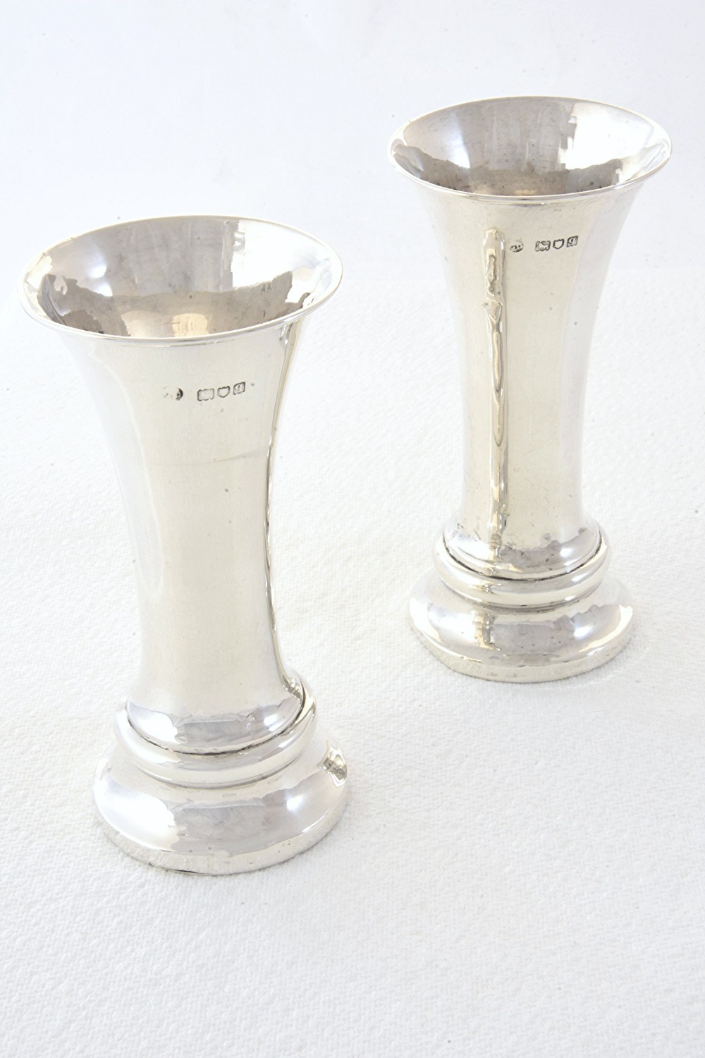 Pair of George V Silver Vases 1911