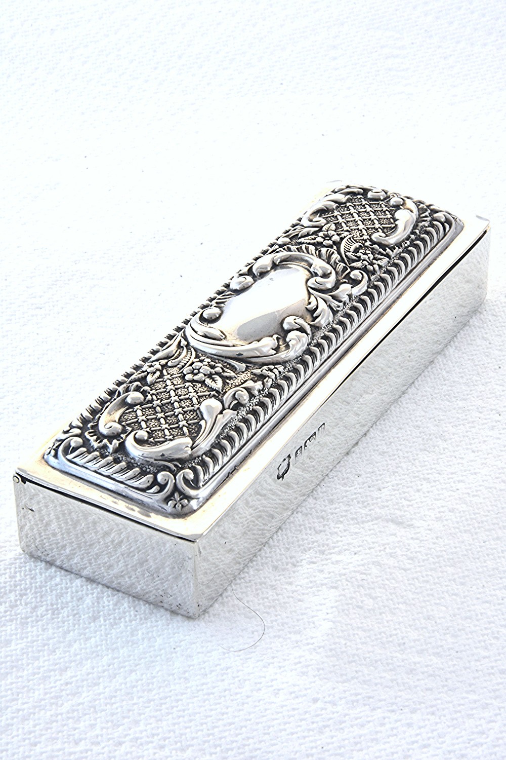 Victorian Silver Trinket Box 1901