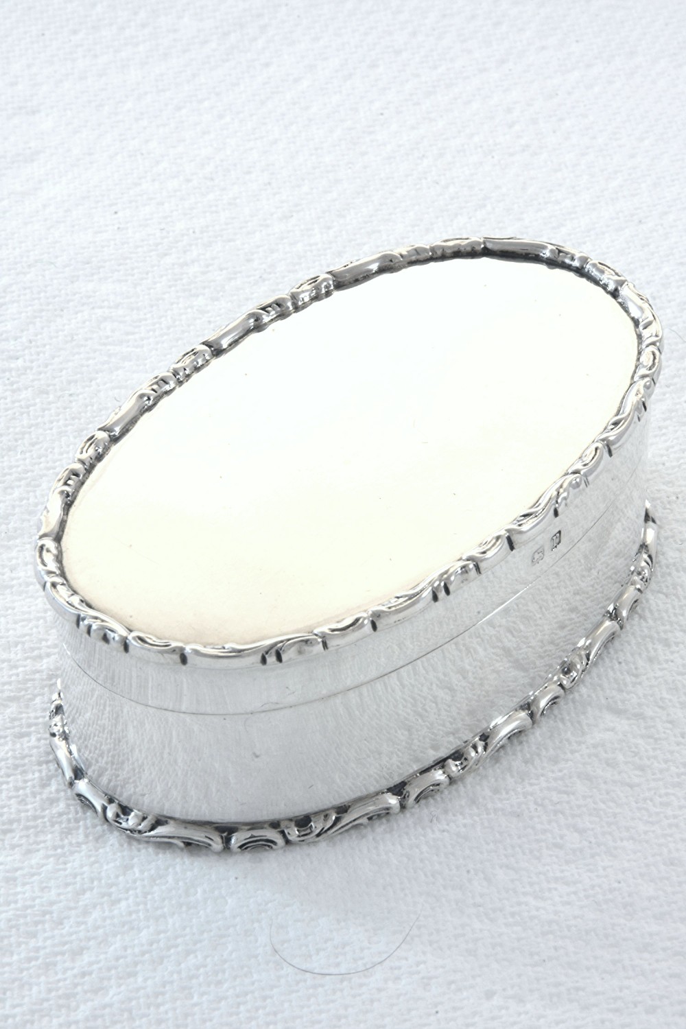 George V Silver Trinket Box 1916