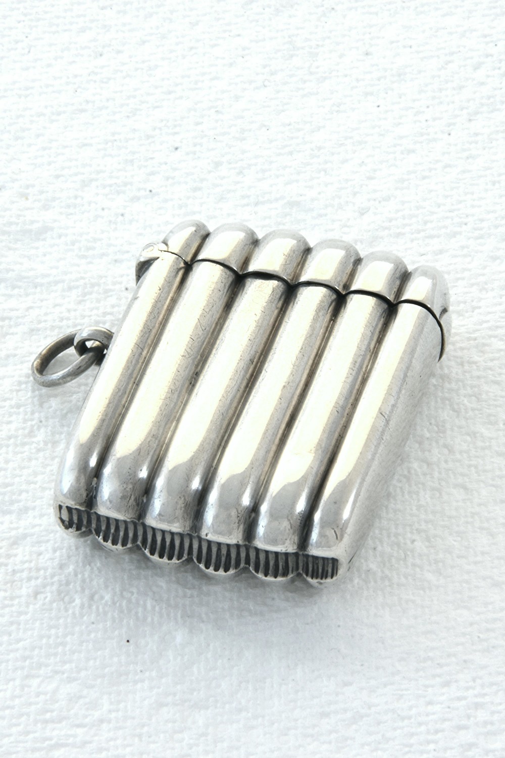 Victorian Silver Vesta Case 1891