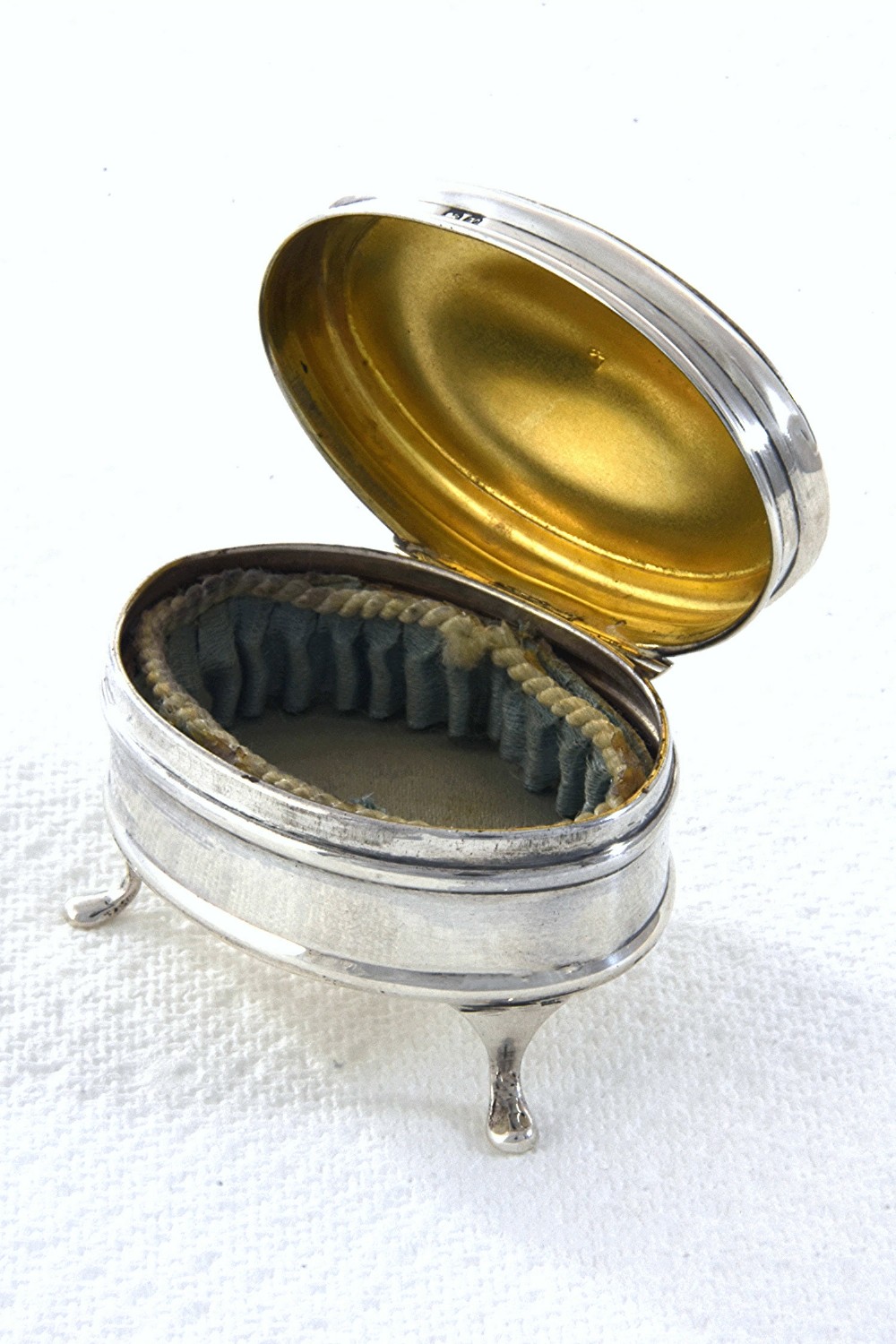 Edwardian Silver Trinket Box – Chester 1910