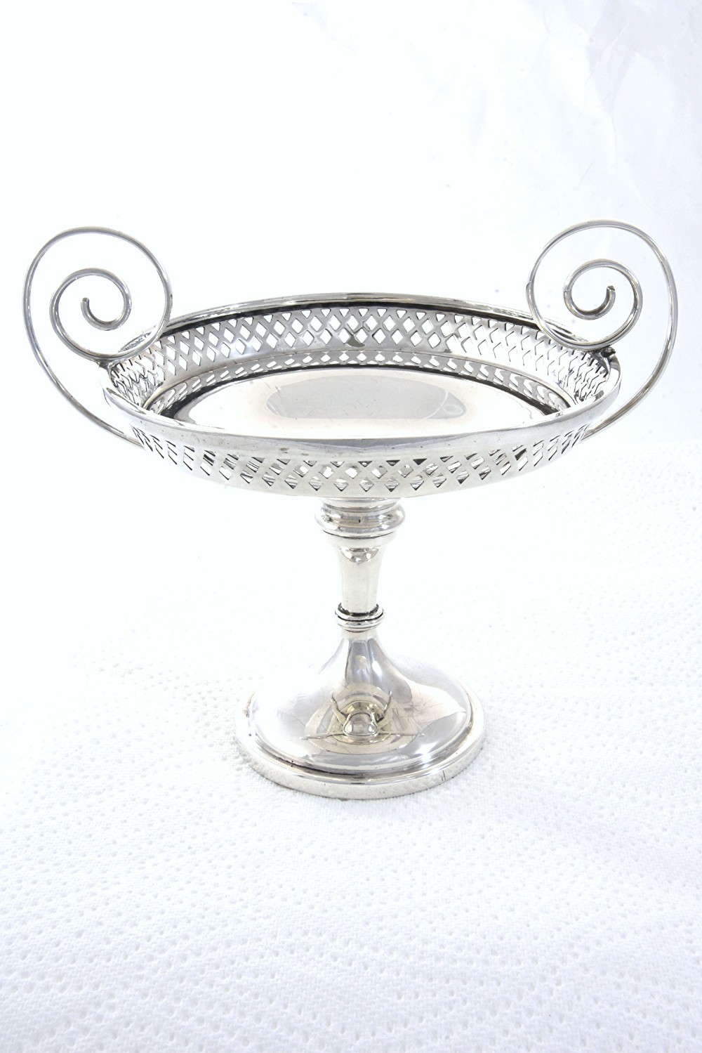 George V Silver Pedestal Dish 1919