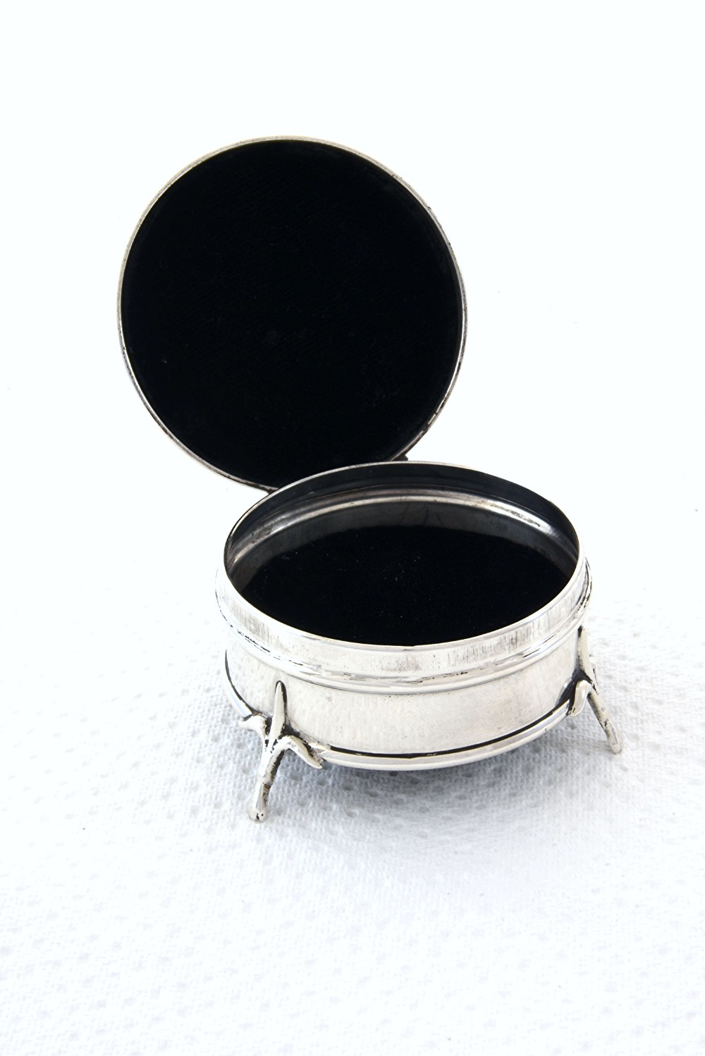 George V Silver Trinket Box 1919