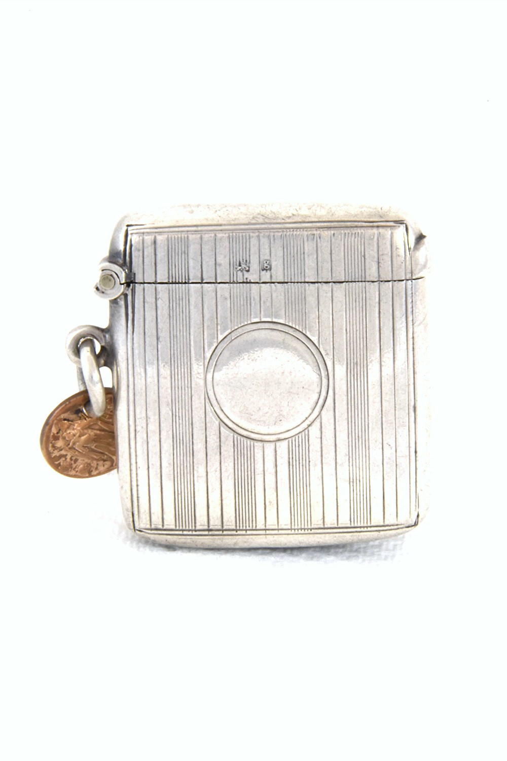 Edwardian Silver Vesta Case 1909