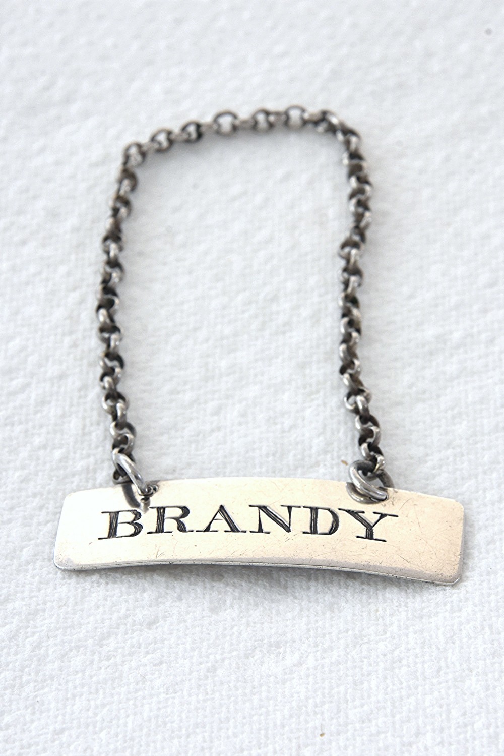 George III Silver Decanter Label (Brandy) 1819