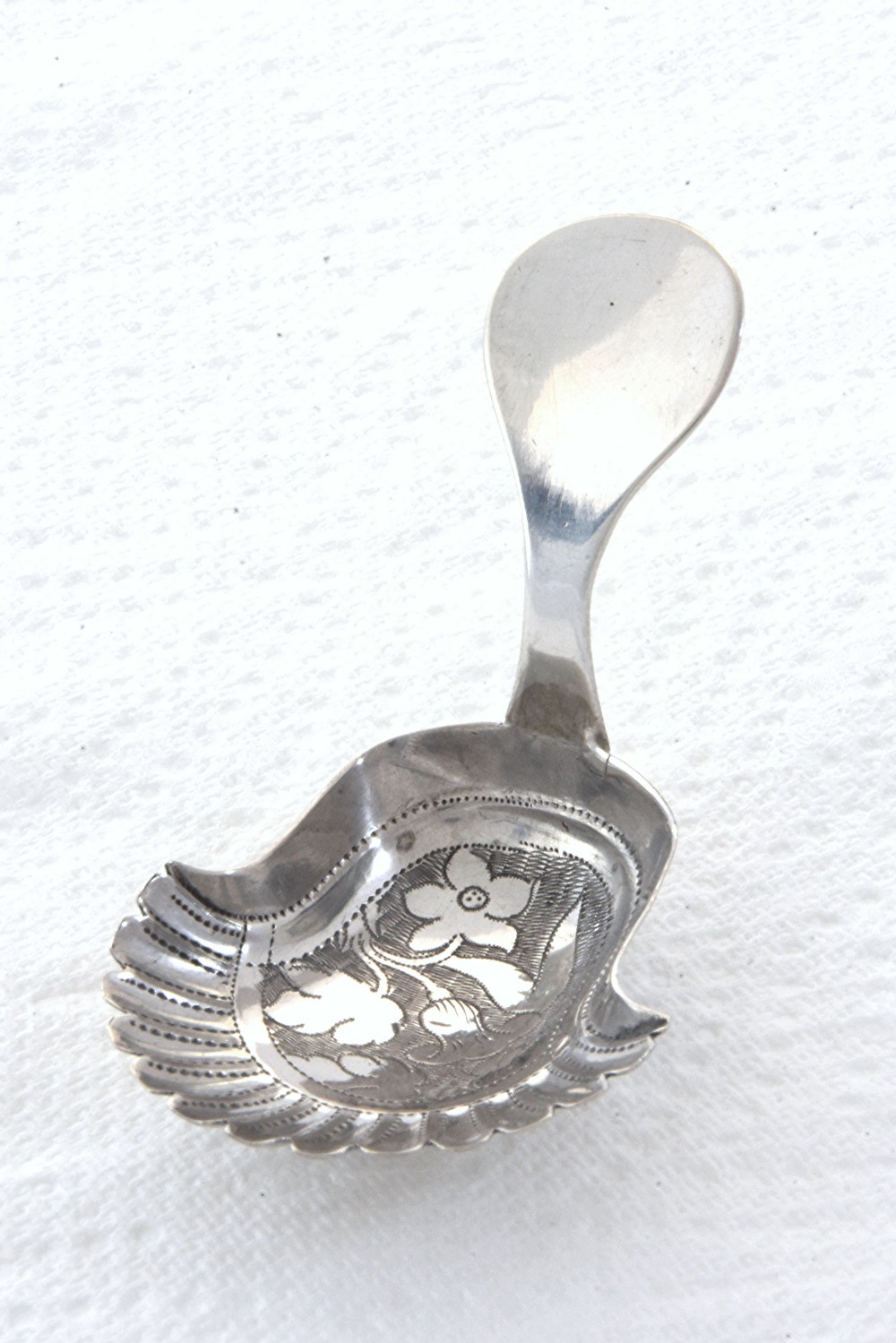 George IV Silver Caddy Spoon 1824