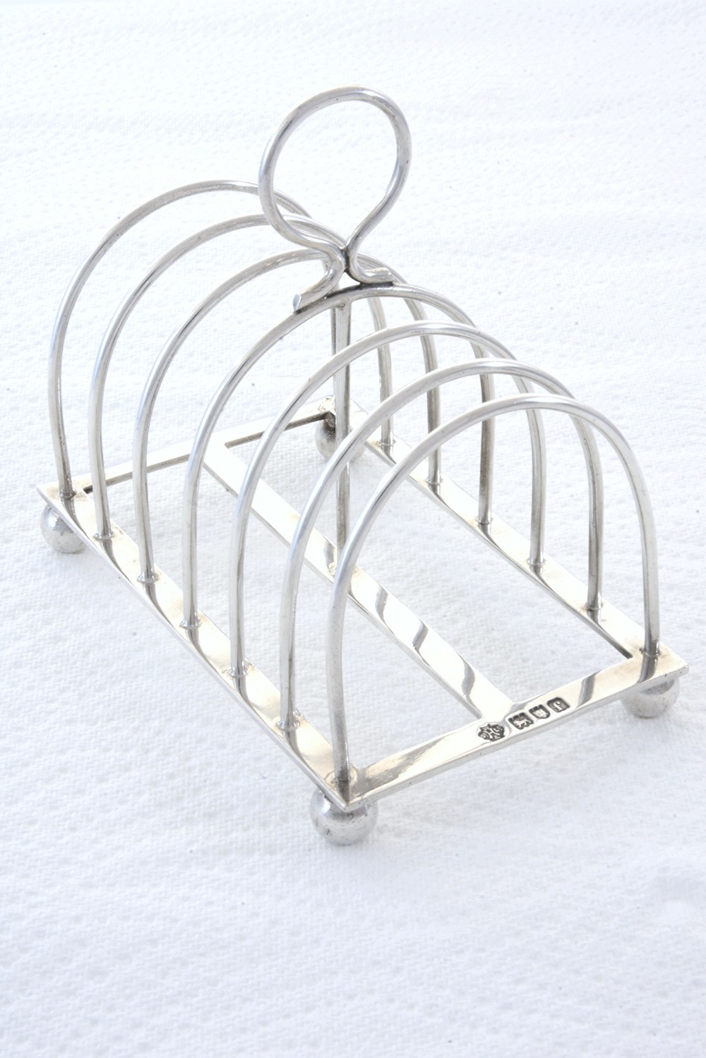 Victorian Silver Toast Rack (6 Slice) 1901