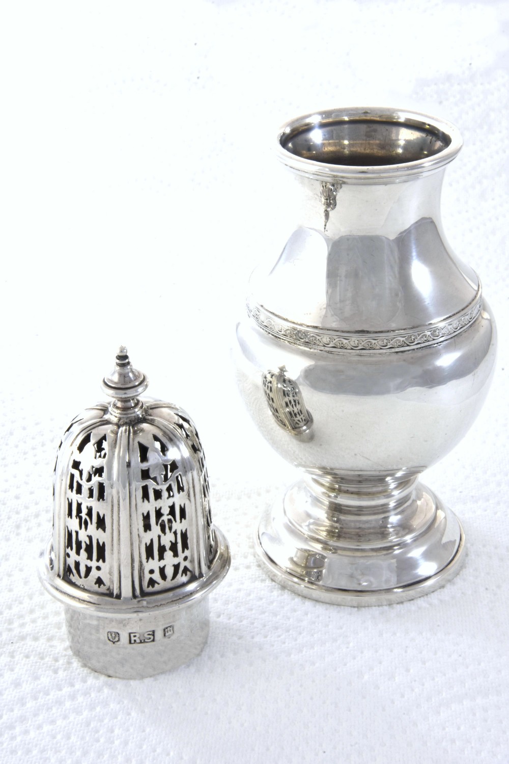 Scottish Silver Sugar Shaker 1934