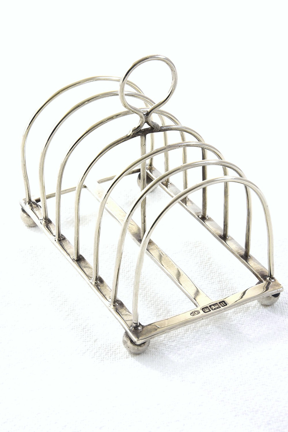 Edwardian Silver Toast Rack (6 Slice) 1905