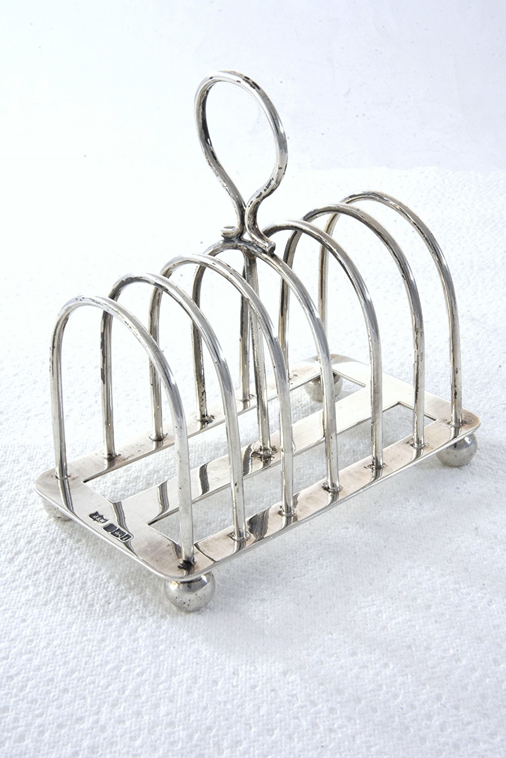 Edwardian Silver Toast Rack – Mappin & Webb - 1903