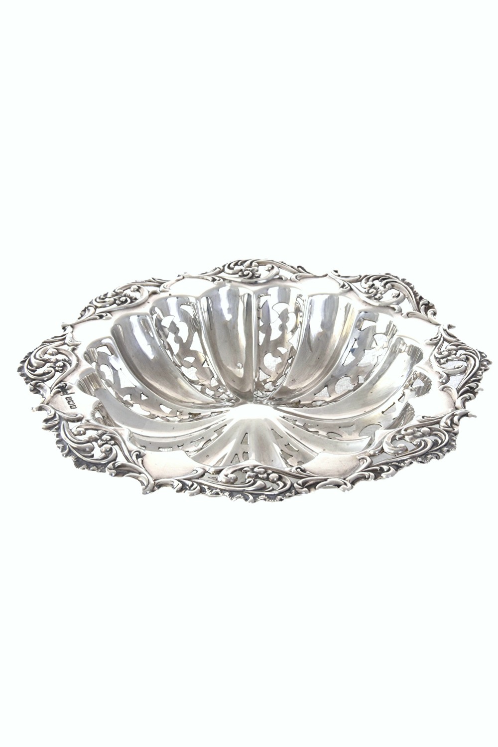 George V Silver Pierced Dish 1930