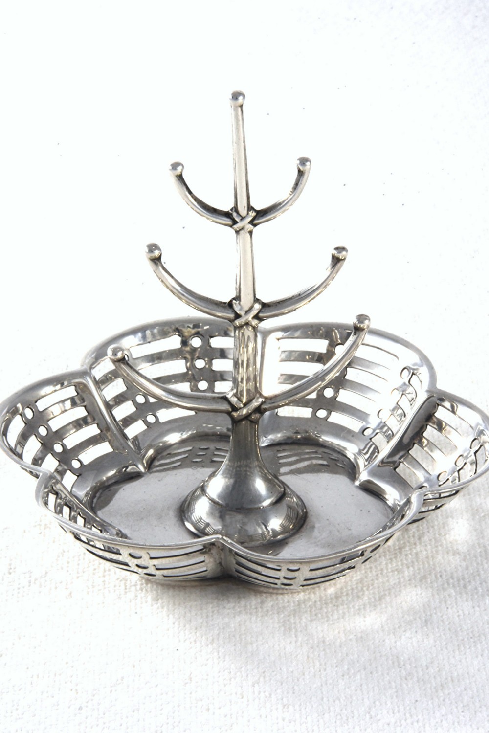 Antique Silver Ring Tree 1913