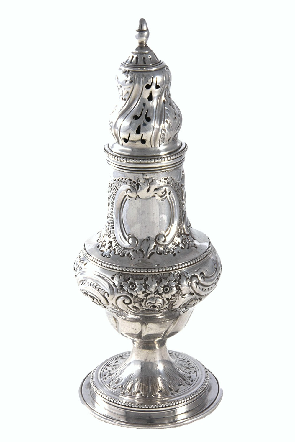 Edwardian Silver Sugar Shaker 1909