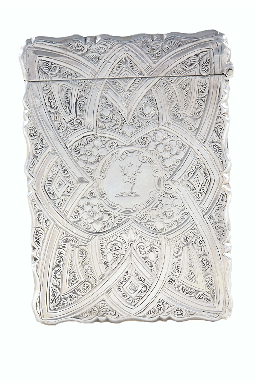 Victorian Silver Card Case 1862
