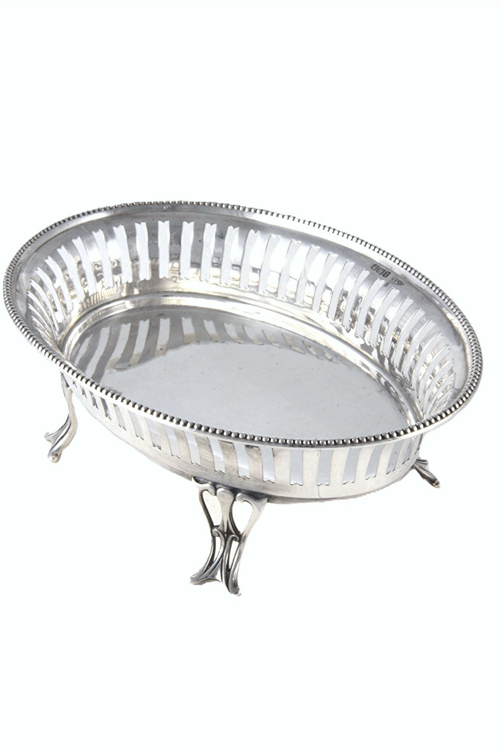 Edwardian Silver Basket 1909