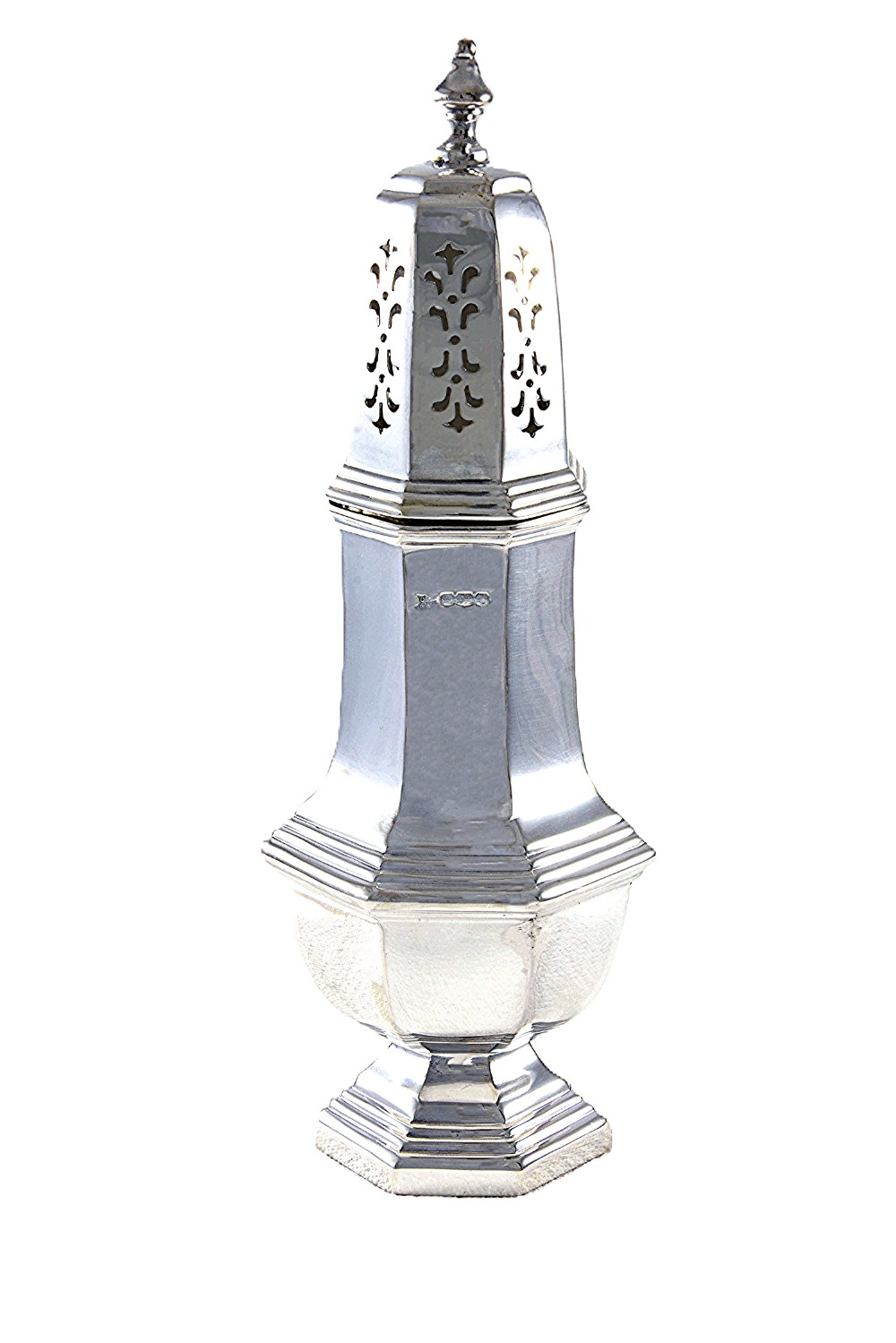 Large Antique Silver Sugar Shaker 1936
