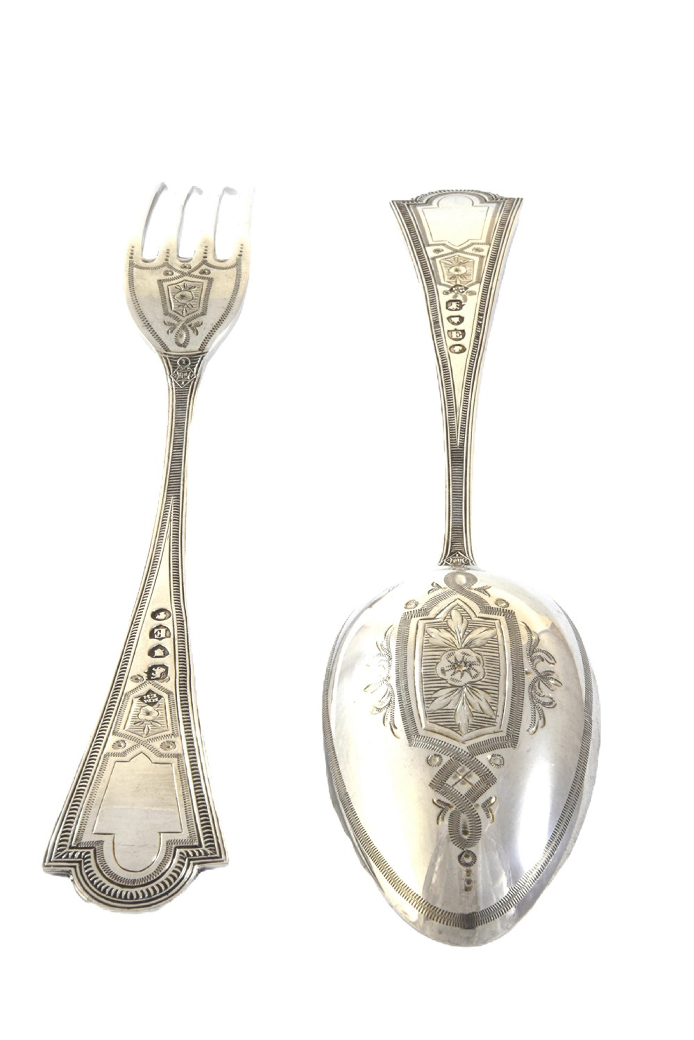 Victorian Silver Christening Set 1884 View III