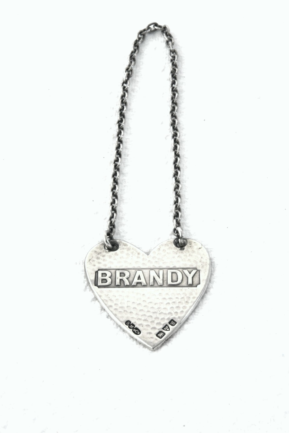 Edwardian Silver Decanter Label (Brandy) – Chester 1907