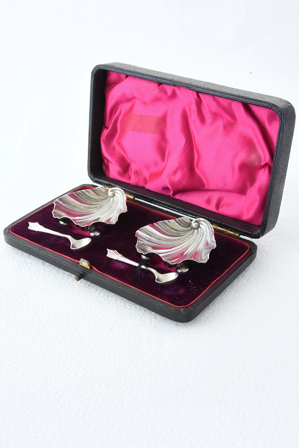 Pair of Victorian Silver Salts 1897 (Boxed)