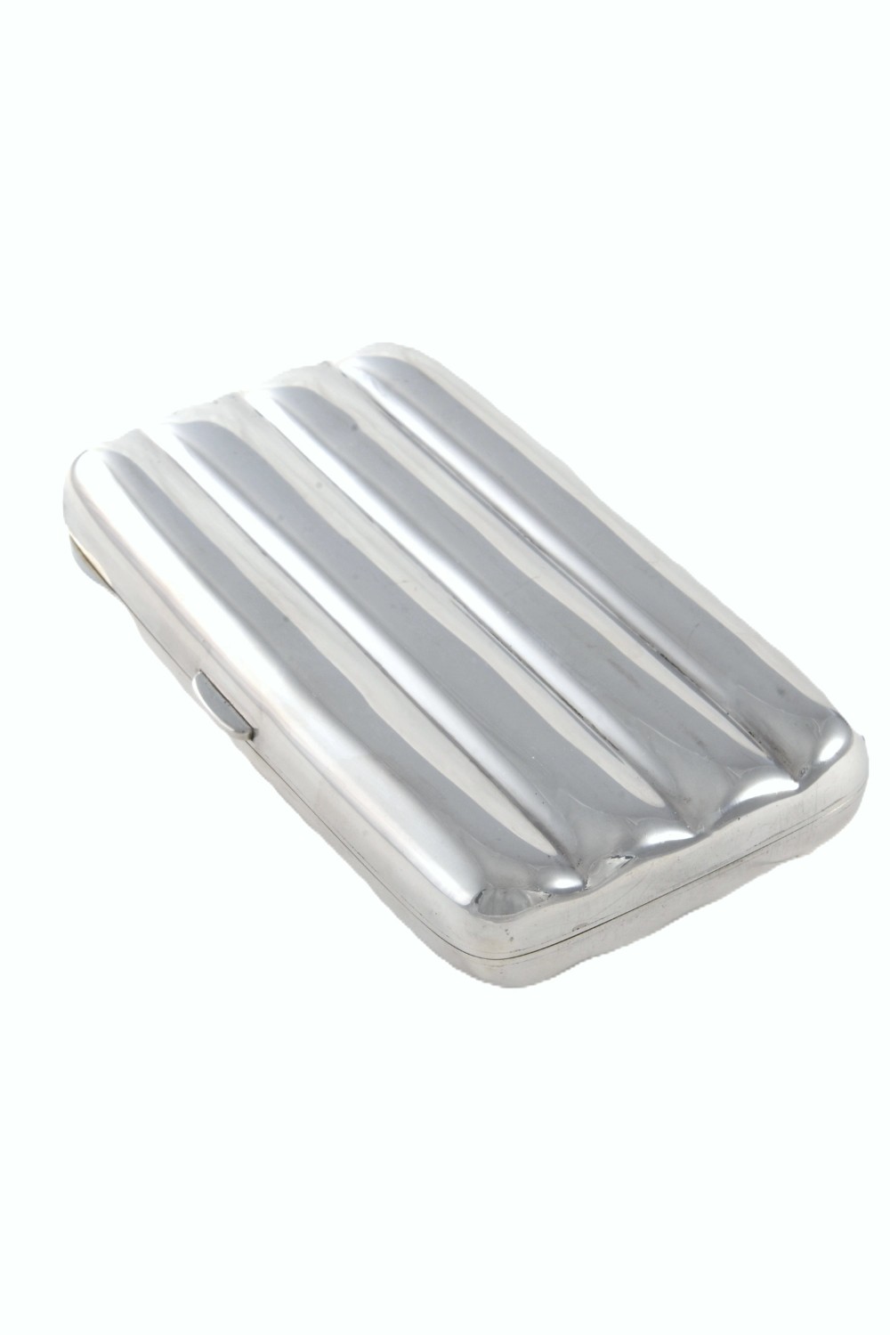 Edwardian Silver Cigar Case (4 Cigar) - 1910