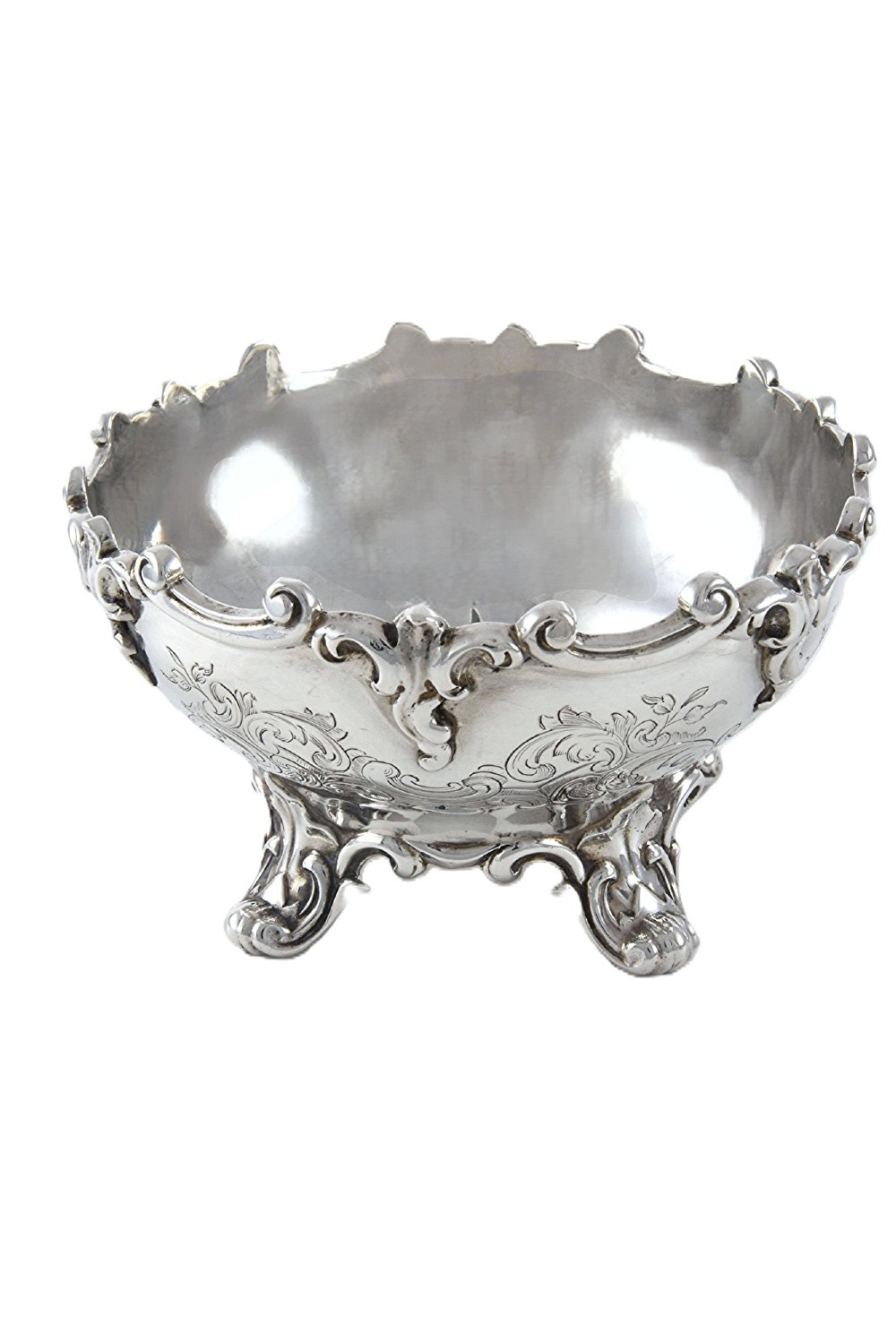 Victorian Silver Sugar Bowl 1849 View III