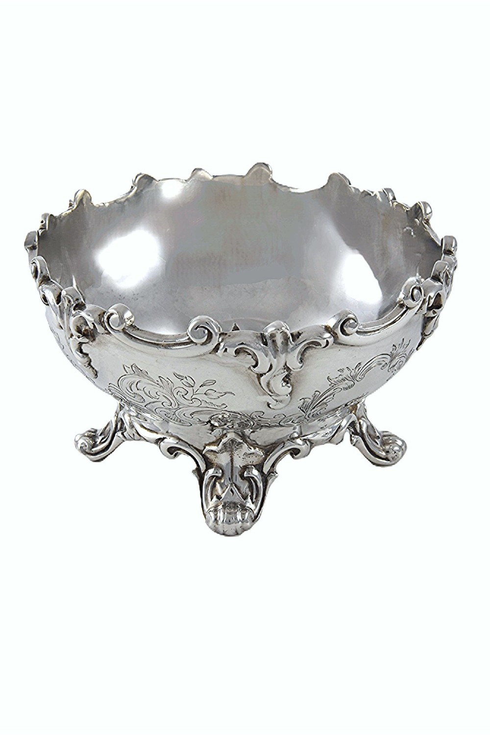 Victorian Silver Sugar Bowl 1849 View IV