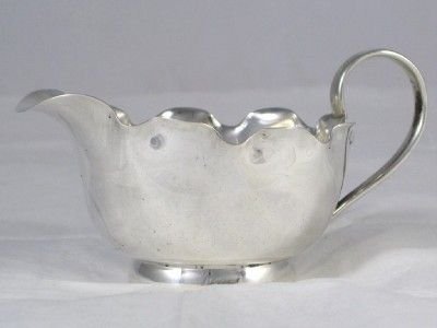 fig 2. Victorian Solid Sterling Silver Sugar Bowl & Cream Jug Strawberry Set by Hukin & Heath dated 1890