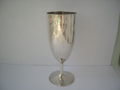 fig 3. Arts and Crafts Victorian Silver Wine Goblet