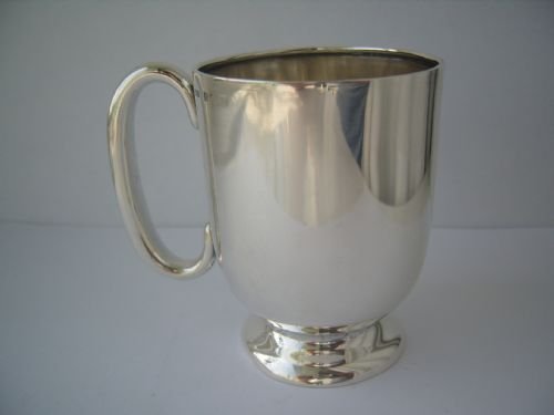 Lovely Solid Silver Chistening Mug
