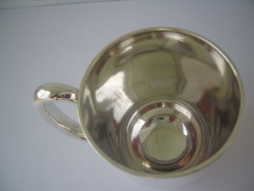 fig 1. Lovely Solid Silver Chistening Mug