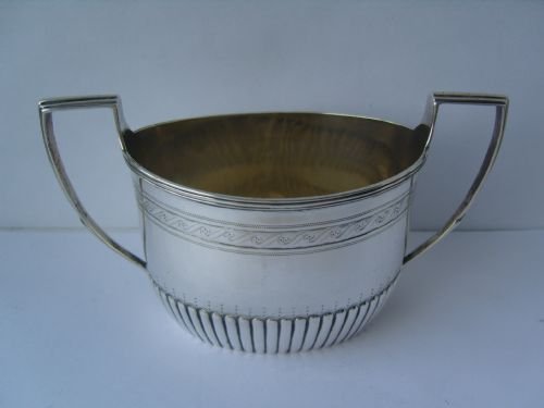 fig 2. Victorian Silver 3 Piece Batchelors Tea Set