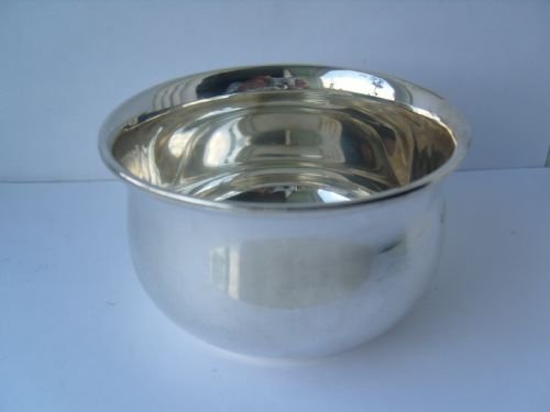 Edwardian Large Heavy Solid Silver Sugar Bowl Edward Barnard