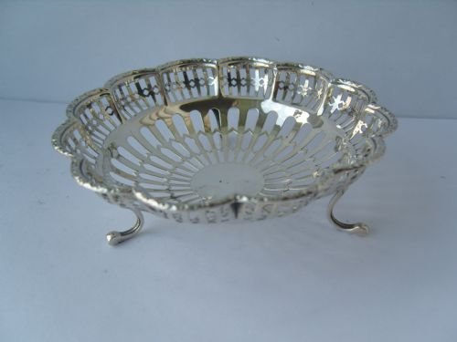 Lovely Silver Art Deco Pierced Dish