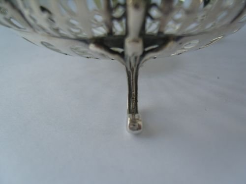 fig 2. Lovely Silver Art Deco Pierced Dish
