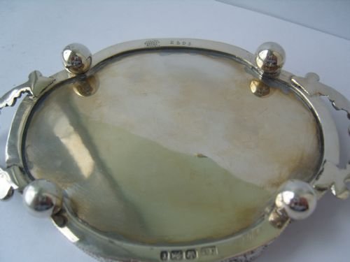 fig 3. Rare Victorian Silver Gallery Tray