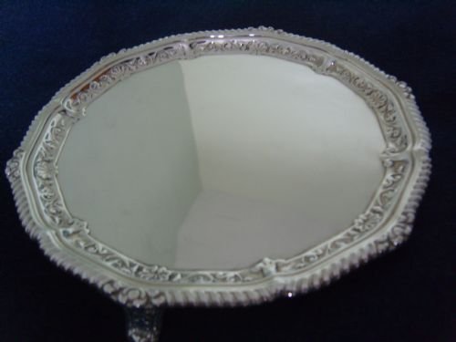 Lovely Edwardian Solid Silver Salver