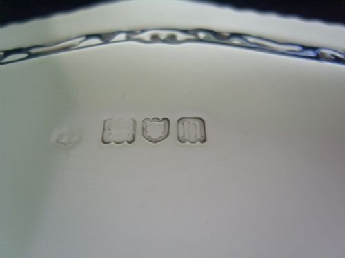 fig 2. Lovely Edwardian Solid Silver Salver