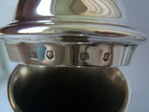fig 1. Solid Silver Hot Water Jug Hamilton and Inches
