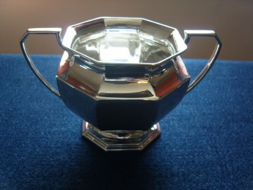 fig 2. Stunning Art Deco Silver 4 Piece Tea & Coffee Set.