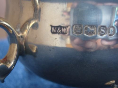 fig 3. Lovely George V Heavy Silver Sauce Boat