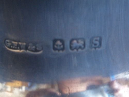 fig 2. Boxed Pair Silver Napkin Rings 1919
